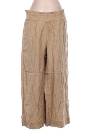 Dámské kalhoty  S.Oliver, Velikost M, Barva Béžová, 100% len, Cena  820,00 Kč