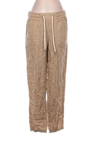 Γυναικείο παντελόνι S.Oliver, Μέγεθος S, Χρώμα  Μπέζ, Λινό, Τιμή 35,83 €