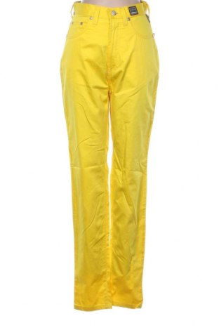 Damenhose Versace Jeans, Größe XS, Farbe Gelb, Baumwolle, Preis 80,66 €