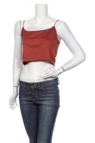 Damska koszulka na ramiączkach Sportsgirl, Rozmiar L, Kolor Brązowy, 97% poliamid, 3% elastyna, Cena 30,23 zł