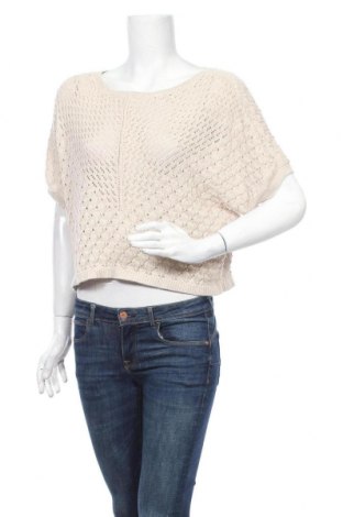 Дамски пуловер ONLY, Размер M, Цвят Кафяв, 85% полиестер, 15% лен, Цена 24,15 лв.