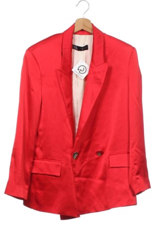Damen Blazer Zara, Größe XS, Farbe Rot, 97% Polyester, 3% Elastan, Preis 43,98 €