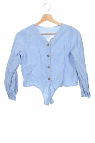 Kinderhemd H&M, Größe 10-11y/ 146-152 cm, Farbe Blau, 100% Baumwolle, Preis 14,61 €