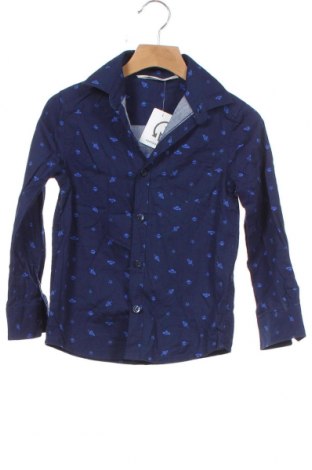 Kinderhemd H&M, Größe 4-5y/ 110-116 cm, Farbe Blau, Baumwolle, Preis 13,88 €