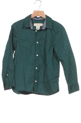 Kinderhemd H&M L.O.G.G., Größe 7-8y/ 128-134 cm, Farbe Grün, Baumwolle, Preis 17,85 €