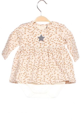 Детска рокля Belly Button, Размер 2-3m/ 56-62 см, Цвят Бежов, 95% памук, 5% еластан, Цена 16,20 лв.