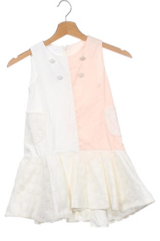 Детска рокля Fun & Fun, Размер 7-8y/ 128-134 см, Цвят Бял, 97% памук, 3% еластан, Цена 32,66 лв.