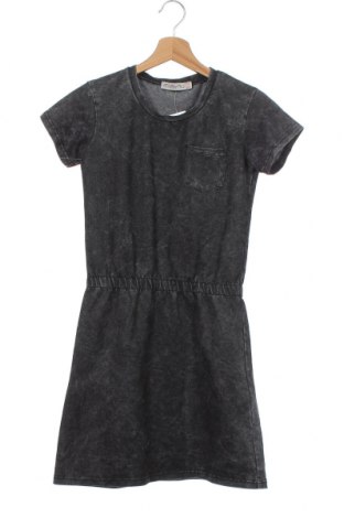 Kinderkleid Minymo, Größe 11-12y/ 152-158 cm, Farbe Grau, 80% Baumwolle, 15% Polyester, 5% Elastan, Preis 23,38 €