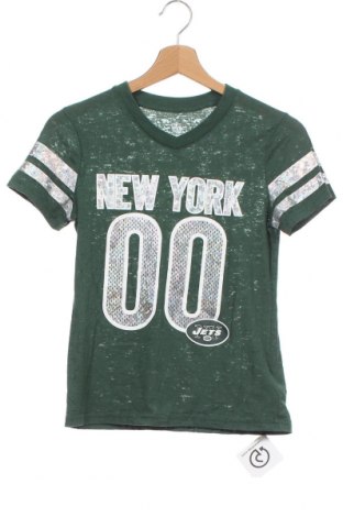 Детска тениска NFL, Размер 10-11y/ 146-152 см, Цвят Зелен, 60% полиестер, 40% памук, Цена 7,98 лв.