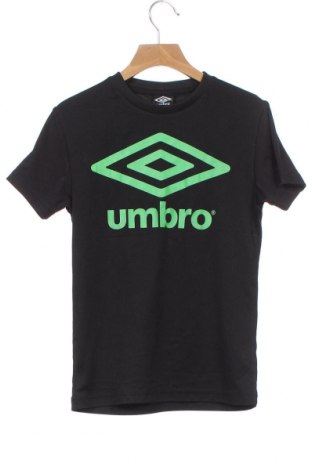Tricou pentru copii Umbro, Mărime 7-8y/ 128-134 cm, Culoare Negru, Poliester, Preț 68,63 Lei