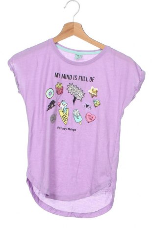 Детска тениска Y.F.K., Размер 8-9y/ 134-140 см, Цвят Лилав, 65% полиестер, 35% вискоза, Цена 24,94 лв.