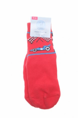 Kinder Socken Sterntaler, Größe 4-5y/ 110-116 cm, Farbe Rot, Baumwolle, Polyamid, Polyester, Elastan, Preis 8,24 €