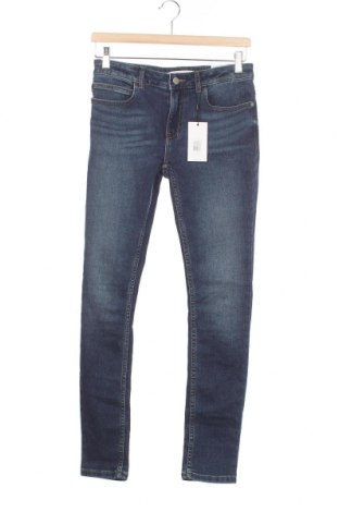Blugi pentru copii Calvin Klein Jeans, Mărime 12-13y/ 158-164 cm, Culoare Albastru, 74% bumbac, 25% poliester, 1% elastan, Preț 294,64 Lei