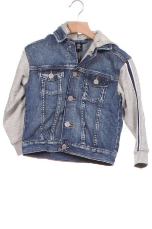 Kinder Jeansjacke H&M, Größe 4-5y/ 110-116 cm, Farbe Blau, 99% Baumwolle, 1% Elastan, Preis 21,16 €