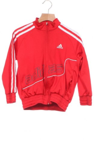 Dětská horní část sportovní soupravy Adidas, Velikost 5-6y/ 116-122 cm, Barva Červená, Polyester, Cena  474,00 Kč