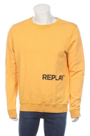 Pánské tričko  Replay, Velikost L, Barva Žlutá, Bavlna, Cena  1 427,00 Kč