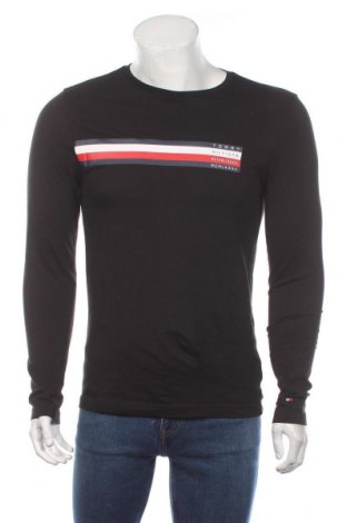 Мъжка блуза Tommy Hilfiger, Размер M, Цвят Черен, Памук, Цена 71,60 лв.