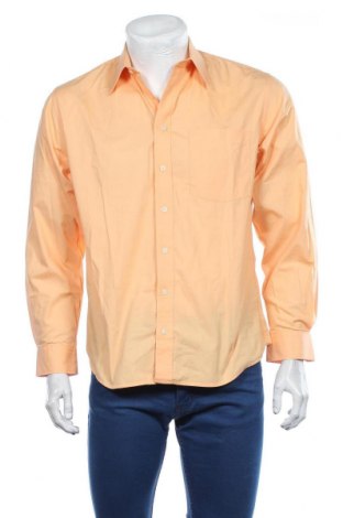 Herrenhemd Berto Lucci, Größe S, Farbe Orange, Baumwolle, Preis 18,09 €