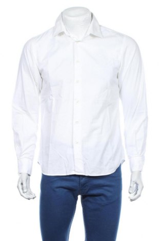 Herrenhemd Calvin Klein, Größe L, Farbe Weiß, Preis 26,44 €