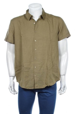 Мъжка риза Dan Fox X About You, Размер XL, Цвят Зелен, 70% памук, 30% лен, Цена 23,56 лв.