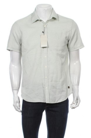 Herrenhemd Defacto, Größe L, Farbe Grün, 60% Baumwolle, 40% Polyester, Preis 30,69 €