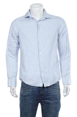 Pánská košile  Gant, Velikost M, Barva Modrá, 58% len, 25% bavlna, 17% lyocell, Cena  733,00 Kč