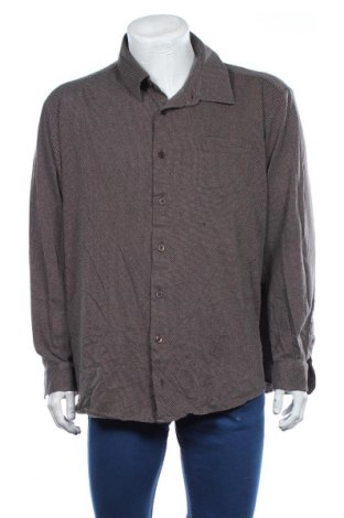 Мъжка риза JP 1880, Размер 4XL, Цвят Кафяв, Памук, Цена 24,57 лв.