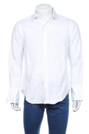 Herrenhemd Polo By Ralph Lauren, Größe M, Farbe Weiß, Baumwolle, Preis 28,53 €