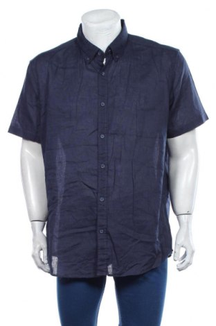 Ανδρικό πουκάμισο Watson's, Μέγεθος XXL, Χρώμα Μπλέ, 55% λινό, 45% βαμβάκι, Τιμή 29,88 €