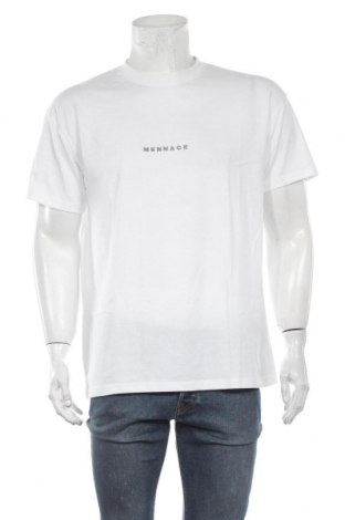 Мъжка тениска Mennace, Размер XL, Цвят Бял, 50% памук, 50% полиестер, Цена 14,82 лв.