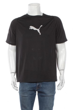 Tricou de bărbați PUMA, Mărime XL, Culoare Negru, Poliester, Preț 79,58 Lei