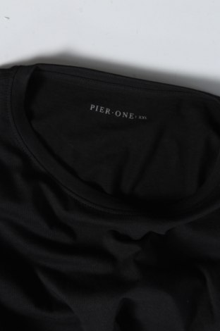 Мъжка тениска Pier One, Размер XXL, Цвят Черен, Цена 12,76 лв.