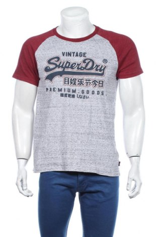 Мъжка тениска Superdry, Размер L, Цвят Сив, Цена 32,00 лв.