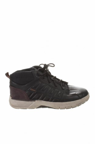 Ανδρικά παπούτσια Geox, Μέγεθος 41, Χρώμα Μαύρο, Γνήσιο δέρμα, φυσικό σουέτ, κλωστοϋφαντουργικά προϊόντα, Τιμή 47,93 €