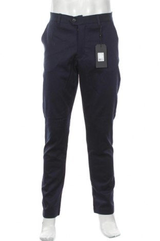 Ανδρικό παντελόνι ! Solid, Μέγεθος L, Χρώμα Μπλέ, 97% βαμβάκι, 3% ελαστάνη, Τιμή 19,55 €