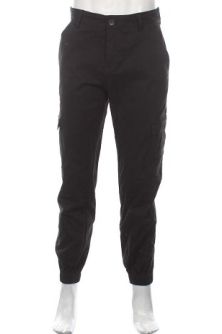 Мъжки панталон Dan Fox X About You, Размер M, Цвят Черен, Цена 37,62 лв.