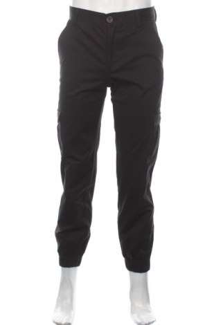 Мъжки панталон Dan Fox X About You, Размер S, Цвят Черен, 98% памук, 2% еластан, Цена 37,62 лв.