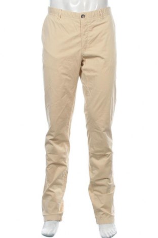 Мъжки панталон J.Lindeberg, Размер L, Цвят Бежов, 96% памук, 4% еластан, Цена 206,17 лв.