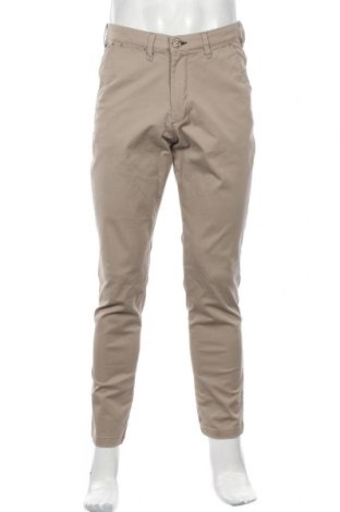 Мъжки панталон Selected Homme, Размер M, Цвят Бежов, 91% памук, 6% полиестер, 3% еластан, Цена 44,80 лв.