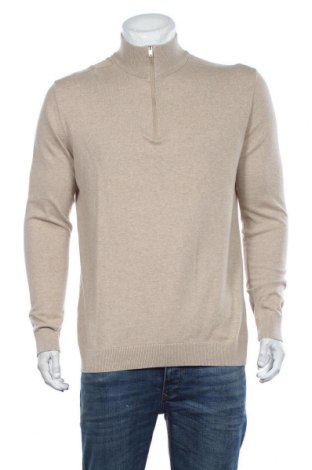 Pánský svetr  Selected Homme, Velikost XL, Barva Béžová, Bavlna, Cena  623,00 Kč