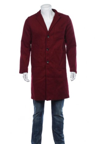 Pánský kabát  Boohoo, Velikost M, Barva Červená, Polyester, Cena  1 510,00 Kč