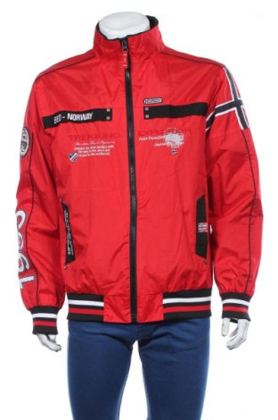 Pánská bunda  Geographical Norway, Velikost XL, Barva Červená, Polyester, Cena  1 205,00 Kč