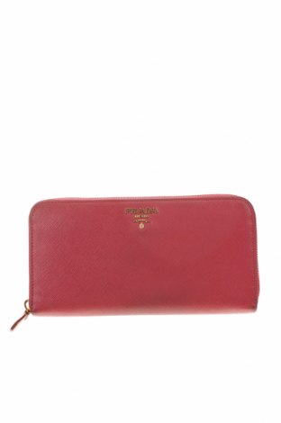 Πορτοφόλι Prada, Χρώμα Ρόζ , Γνήσιο δέρμα, Τιμή 317,97 €