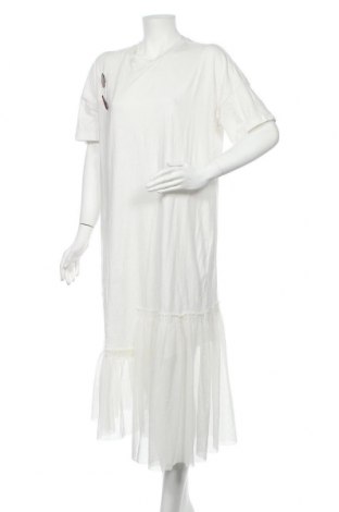 Sukienka Mango, Rozmiar XL, Kolor Biały, Bawełna, Cena 105,55 zł