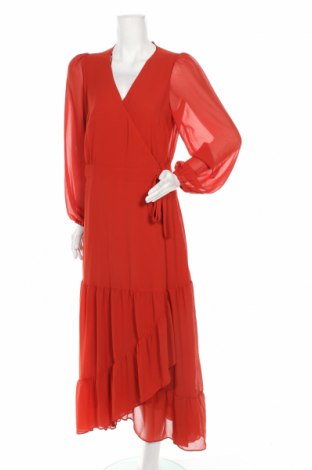 Kleid Naf Naf, Größe M, Farbe Braun, Polyester, Preis 36,86 €