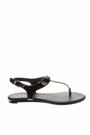 Σανδάλια Calvin Klein, Μέγεθος 38, Χρώμα Μαύρο, Δερματίνη, Τιμή 60,98 €