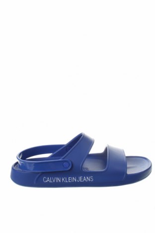 Sandale Calvin Klein Jeans, Mărime 38, Culoare Albastru, Poliuretan, Preț 169,74 Lei