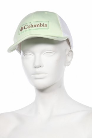 Шапка Columbia, Цвят Зелен, 94% полиестер, 6% еластан, Цена 21,17 лв.
