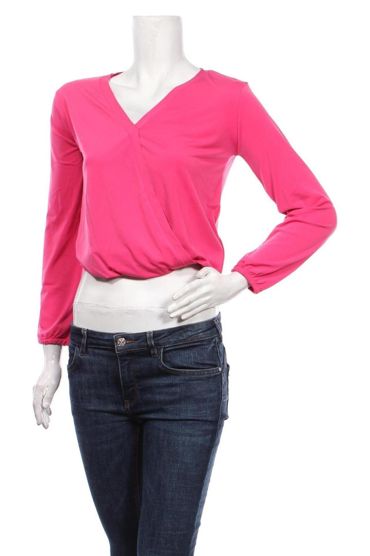 Дамска блуза NA-KD, Размер XXS, Цвят Розов, Цена 69,00 лв.