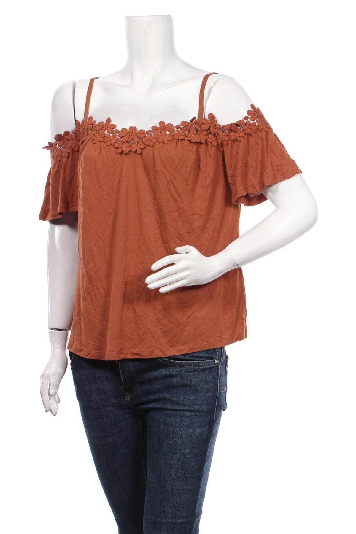 Дамска блуза Orsay, Размер M, Цвят Кафяв, Цена 29,40 лв.